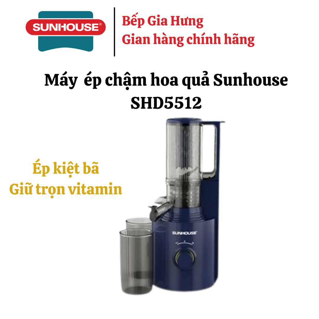 Máy ép chậm hoa quả Sunhouse SHD5512 - Hàng chính hãng