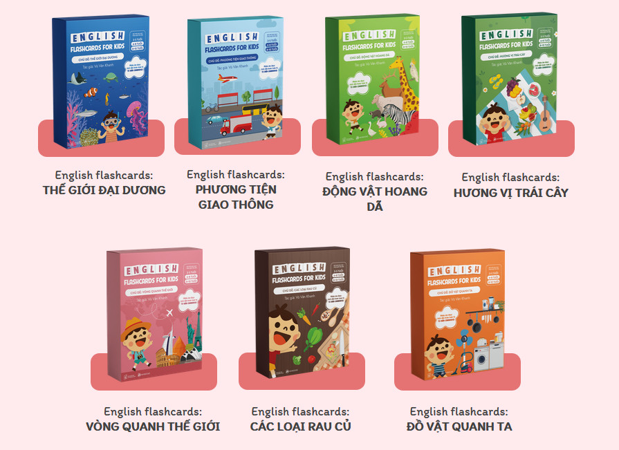 English flash card for kids 6-10 tuổi - chủ đề Các loại rau củ