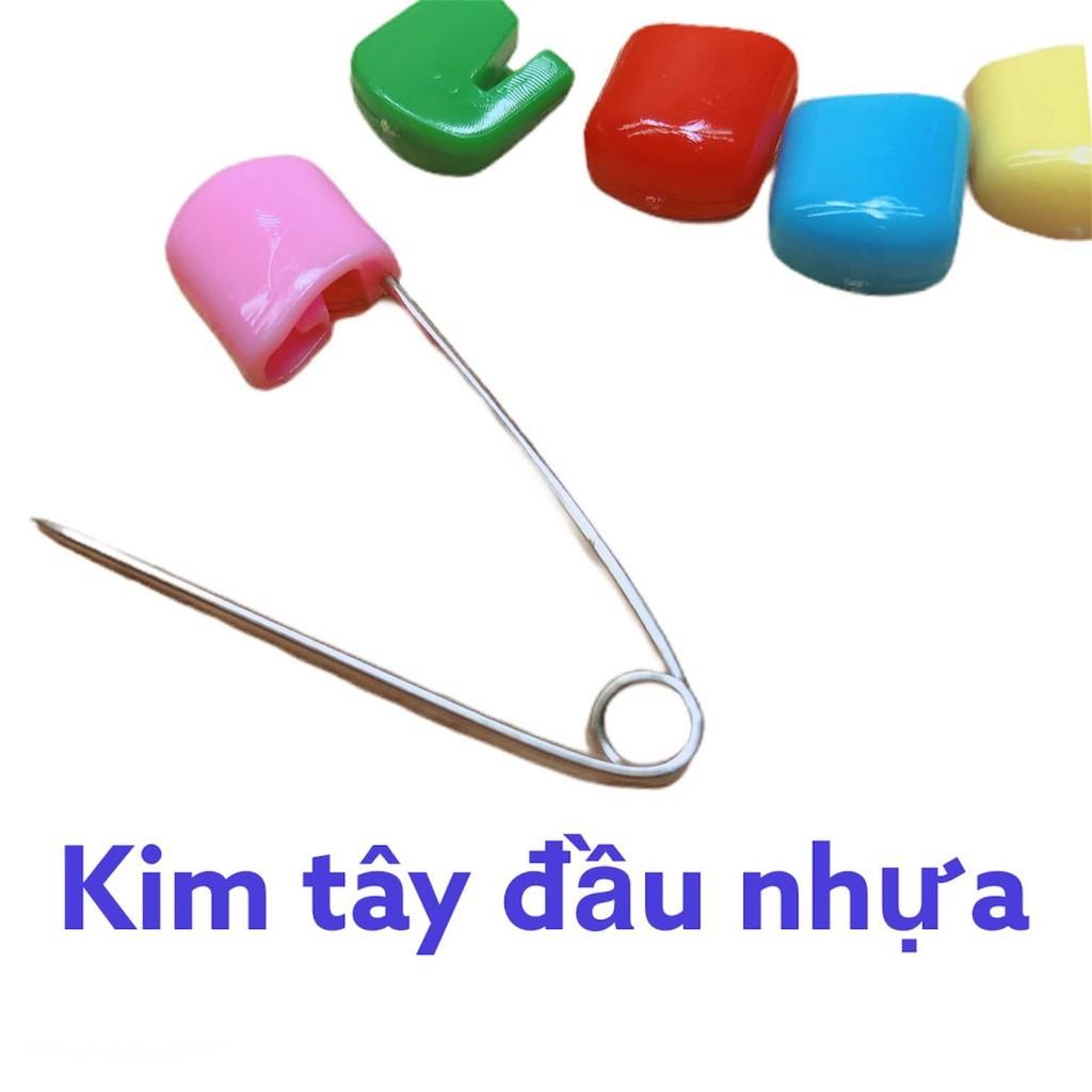 Kim tây đầu bọc nhựa nhiều màu 1 cây
