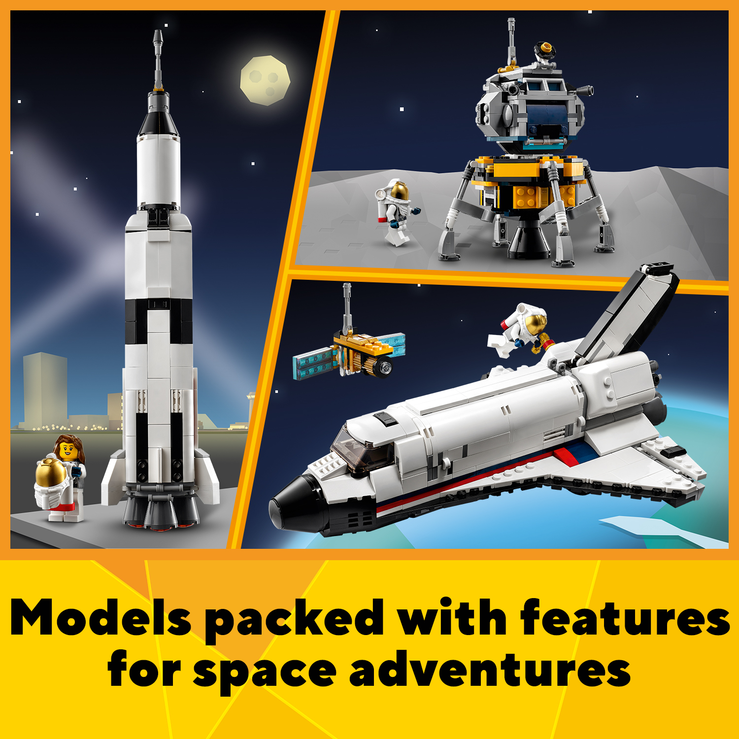 LEGO Creator 31117 Tàu phiêu lưu vũ trụ