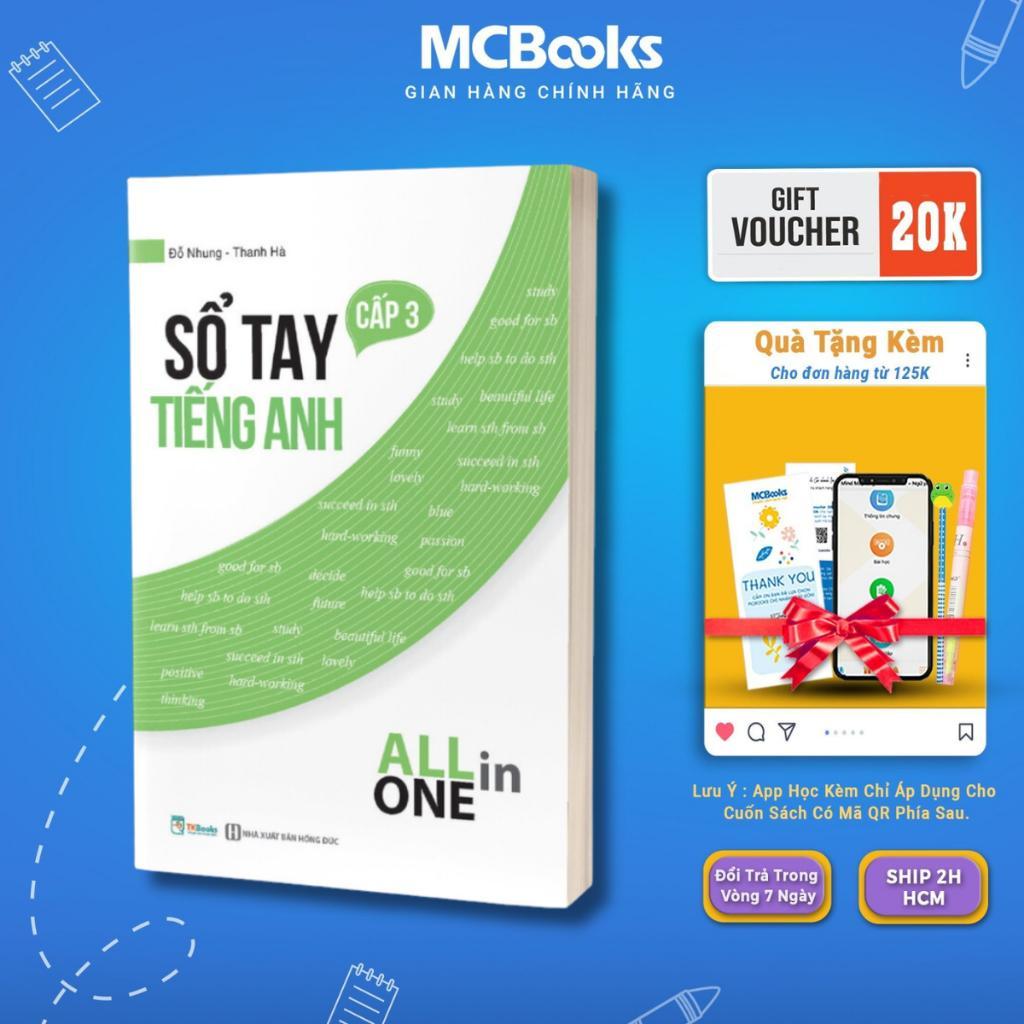Sách - Sổ Tay Tiếng Anh Cấp 3 - All In One - MCBooks