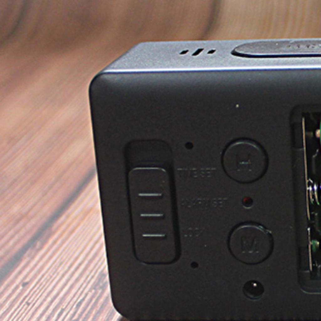 2x LED Digital Alarm Clock 12/24 H Display USB Charger Port for Home Travel