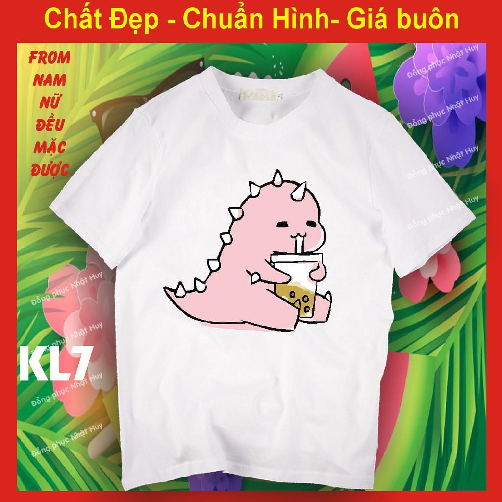 Áo thun khủng long chibi 4 chất đẹp,bao đổi trả
