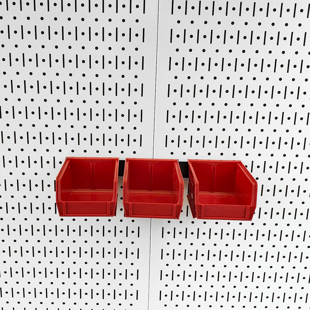 Bộ 3 Hộp Nhựa Đựng Dụng Cụ Pegboard - Hộp Đựng Đồ Nghề Sử Dụng Với Bảng Treo Dụng Cụ Sửa Chữa Pegboard Cơ Khí SMLIFE