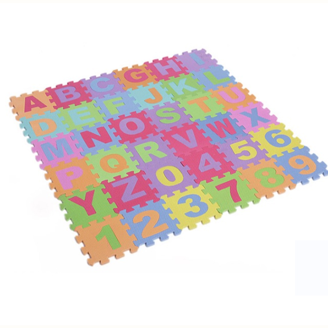 Thảm xốp cho bé hình chữ cái và số
