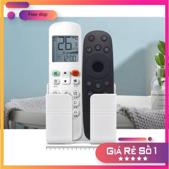 Kệ dán tường để remote,giá đỡ sạc điện thoại treo tường khi sạc | (HO2)