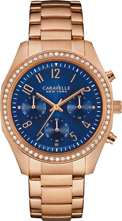 Đồng Hồ Nữ Dây Thép Không Gỉ Caravelle 44L196 (36mm) - Vàng Hồng