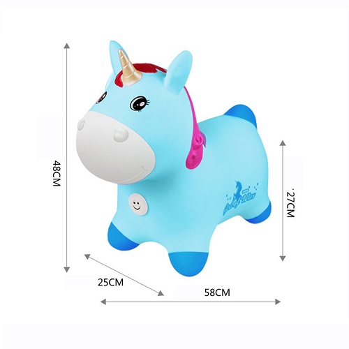 Thú Nhún NGỰA PONY Cho Bé Siêu Nghộ Nghĩnh, Bé Thích Ngay Từ Cái Nhìn Đầu Tiên (Có Nhạc + Tặng Kèm Bơm)