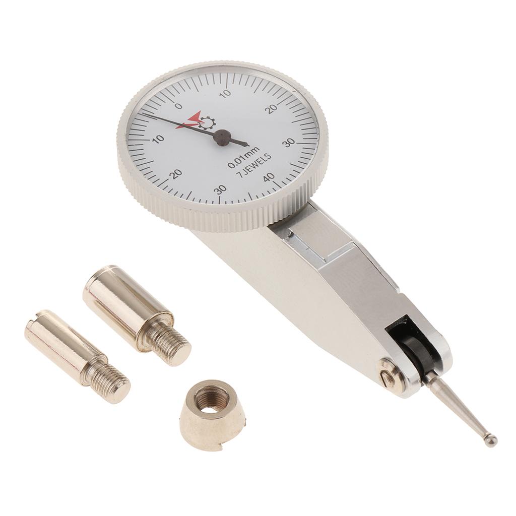 Mạnh LEVER Mặt Số Kiểm Tra Chỉ Số Đo Gage, Máy Chống Sốc 0-0.8 Mm 0.01 Mm