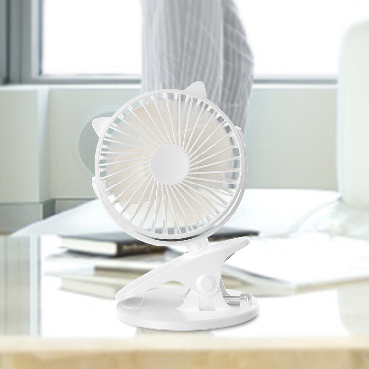 Quạt Mini Có Kẹp Xoay 360 Mang Theo Bên Mình