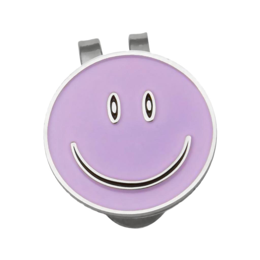 3-7pack Sturdy Smile Face Magnetic Cap Hat Visor Clip Golf Ball Marker Gift