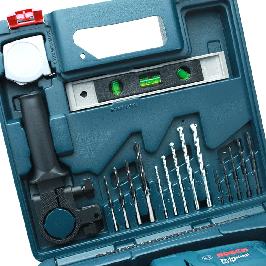 Máy Khoan Động Lực GSB 550 MP 550W SET 19 Chi Tiết