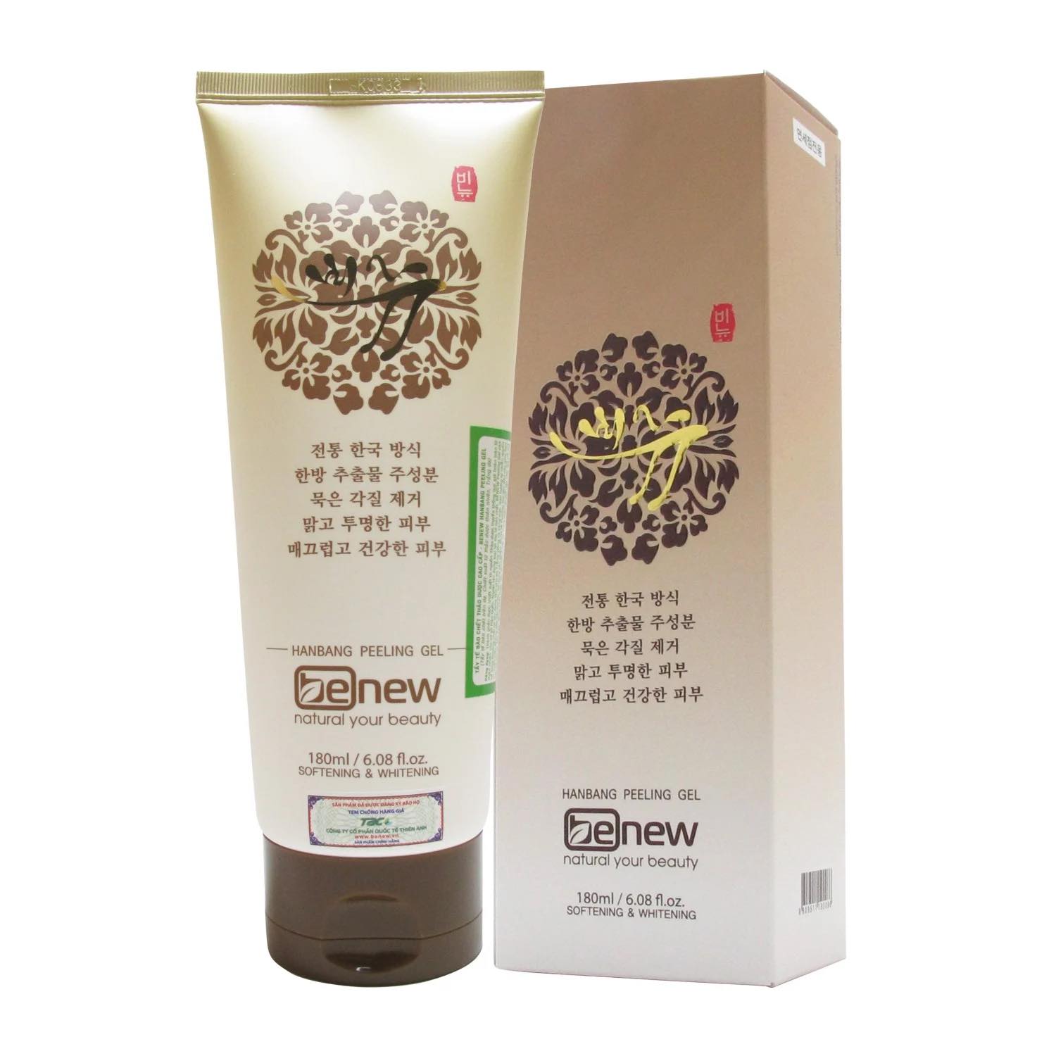 Gel Tẩy Tế Bào Chết Trắng Da Thảo Dược Hàn Quốc Benew (180ml) - Hàng Chính Hãng