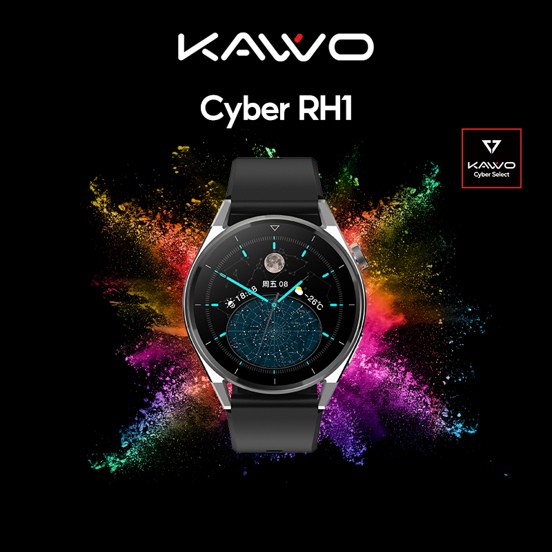 Đồng hồ thể thao thông minh KAVVO Cyber RH1 | Bluetooth 5.0 | TFT HD 1.39 inch - Hàng chính hãng - Bảo hành 12 tháng