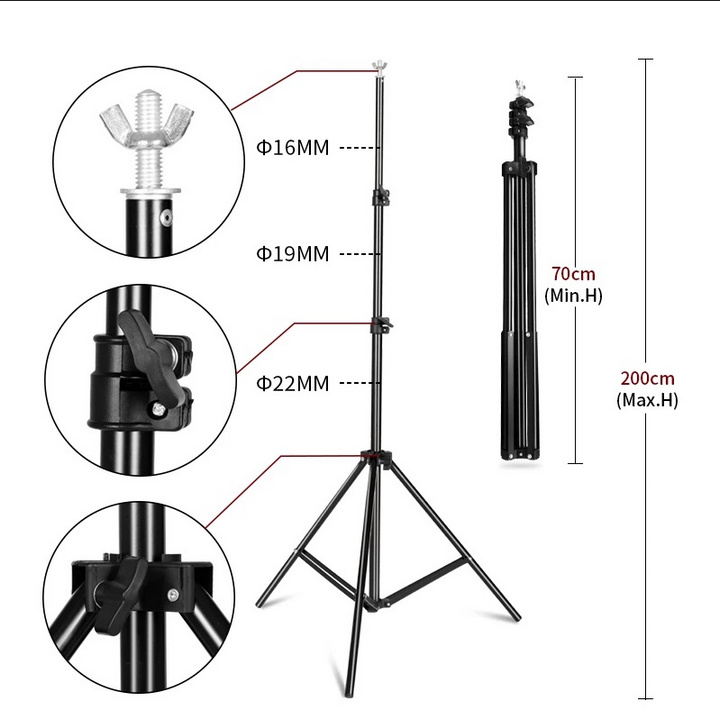 Khung treo cố định màn chiếu MultiScale Stand, khung nền Studio, khung Backdrop (2 x 3 mét) - Home and Garden