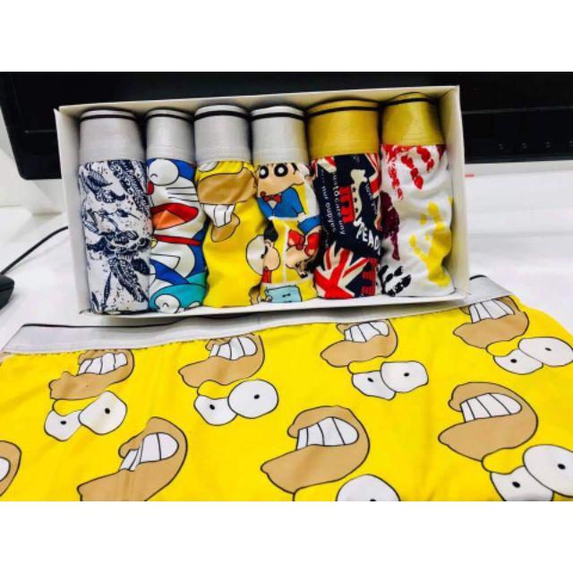 QUẦN SỊP LỤA NAM IN HÌNH CAO CẤP