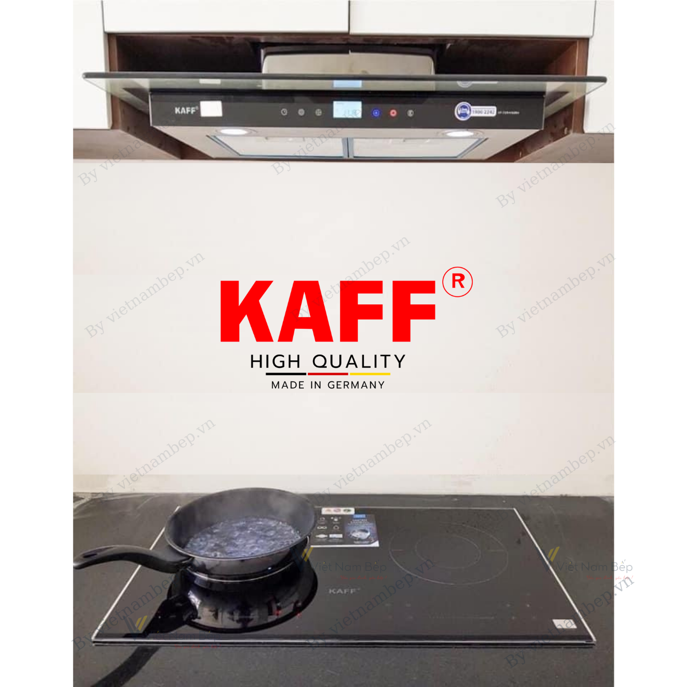 Bếp âm từ hồng ngoại đôi nhập khẩu Malaysia KAFF KF-FL101IC - Hàng chính hãng