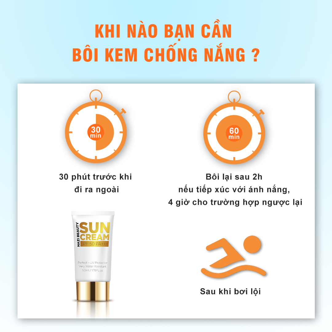 Kem chống nắng dưỡng da dưỡng trắng Nari Thay make bảo vệ làn da các tia cực tím UVA UVB Sở hữu chỉ số SPF 50 ++