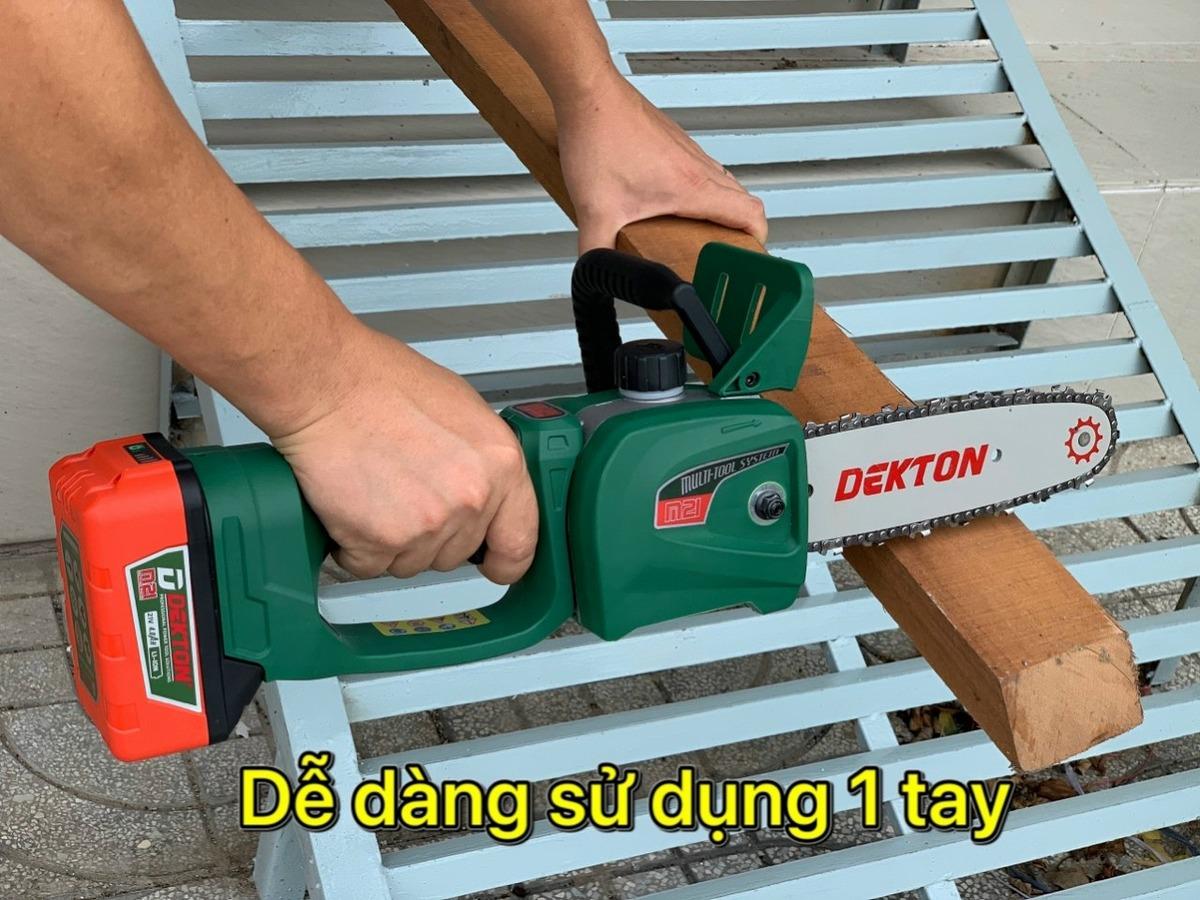 MÁY CƯA DÙNG PIN 21V 8" DEKTON M21-CS08BL - HÀNG CHÍNH HÃNG