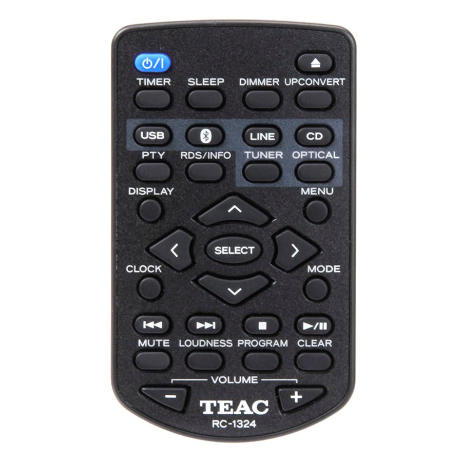 Amply Tích Hợp CD TEAC CR-H101- Đen - Hàng Chính Hãng