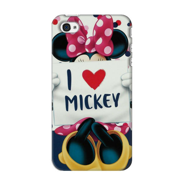 Ốp Lưng Dành Cho Điện Thoại iPhone 4 - I Love Mickey