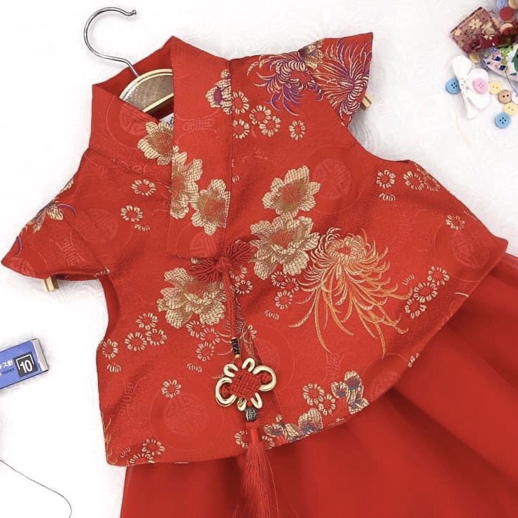 Set hanbok bé gái cực sang SE151