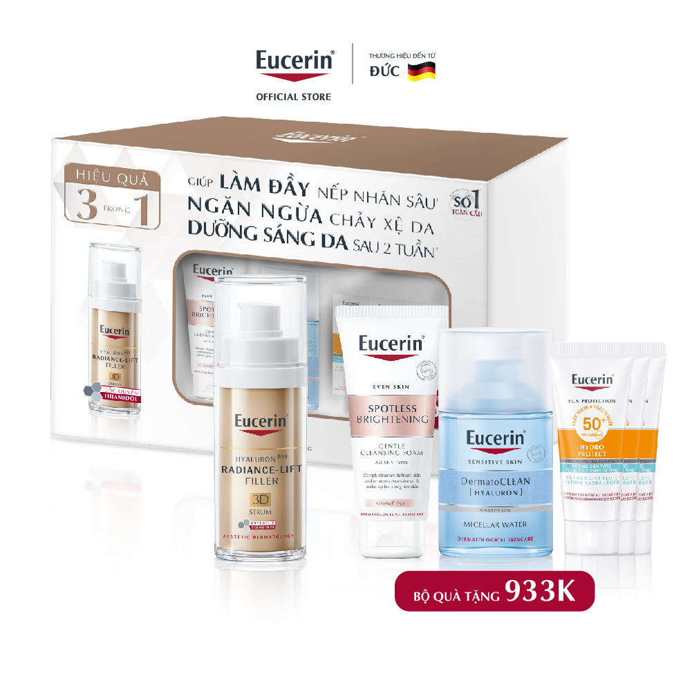 Tinh chất ngăn ngừa lão hóa Eucerin Hyaluron Radiance-Lift Filler 3D Serum 30ml