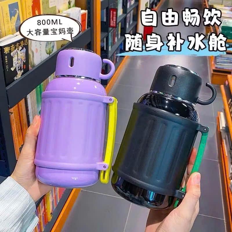 Bình Giữ Nhiệt Nóng Lạnh 55 Inox 316 Dung Tích 800-1000ML, Giữ Nhiệt 8-10 Giờ - HÀNG CHÍNH HÃNG MINIIN