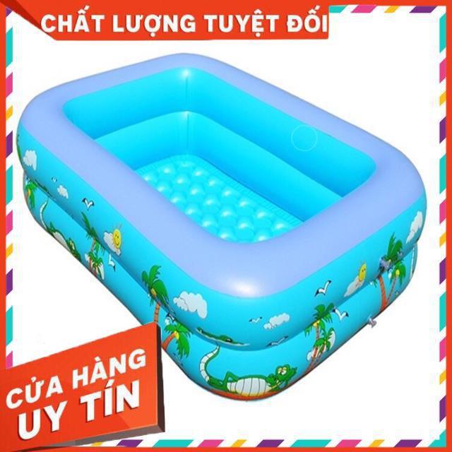 [] Bể bơi 120cm hình chữ nhật ( shop có bể 130cm, 150 cm, 180cm, bơm bể )