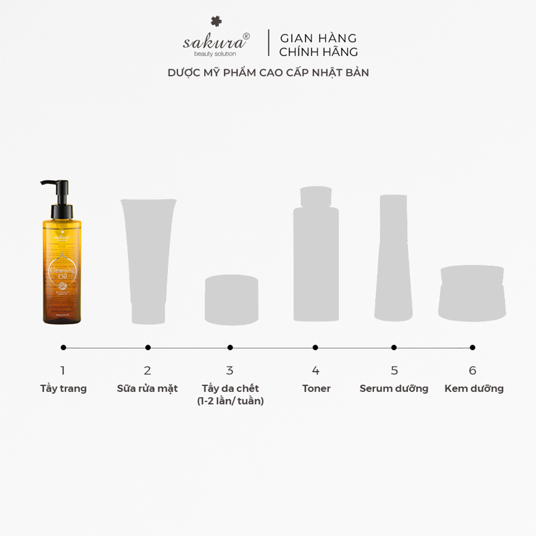 Dầu tẩy trang Sakura Cleansing Oil (150ml)