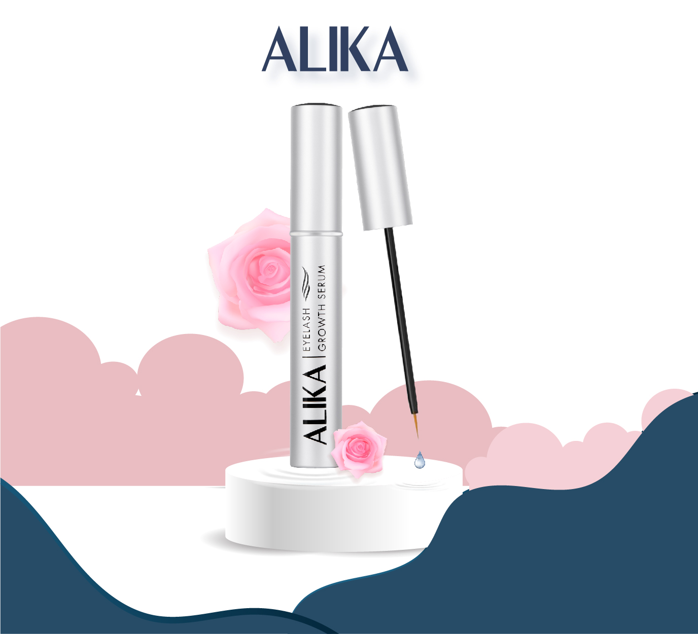 Dưỡng Mi Alika Toàn Diện, Mi Dài, Dày, Cong vút, An Toàn Tuyệt Đối Cho Mắt - 2ml