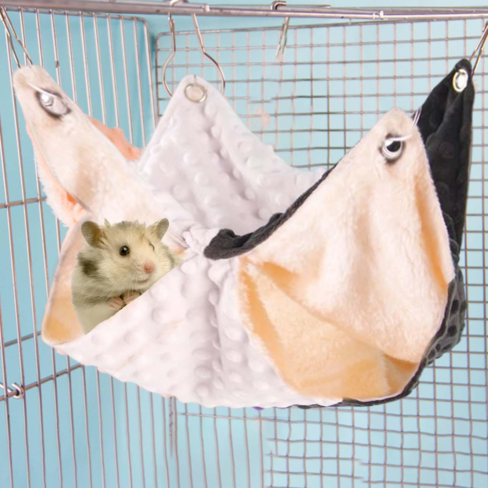 Hamster Hammock Bed Playing Sleeping Bedding for Rat Sugar Glider Parrot