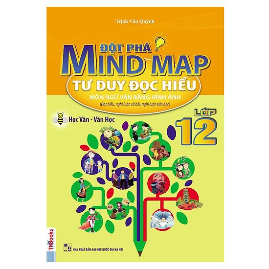 Combo Học tốt ngữ văn lớp 12: Đột Phá Mindmap - Tư Duy Đọc Hiểu Môn Ngữ Văn Bằng Hình Ảnh Lớp 12 + Rèn luyện năng lực tự học (tặng sổ tay vẽ sơ đồ tư duy)