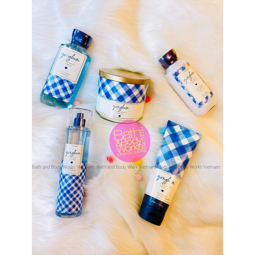 Nến thơm Bath and Body Works Gingham 3 bấc