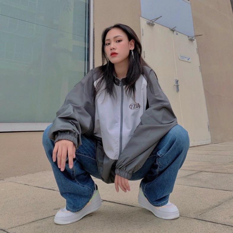 Áo Khoác Dù Nam Nữ Unisex - Áo Khoác Jacket Bombers Phối Màu Siêu Hot AKD7ZIA
