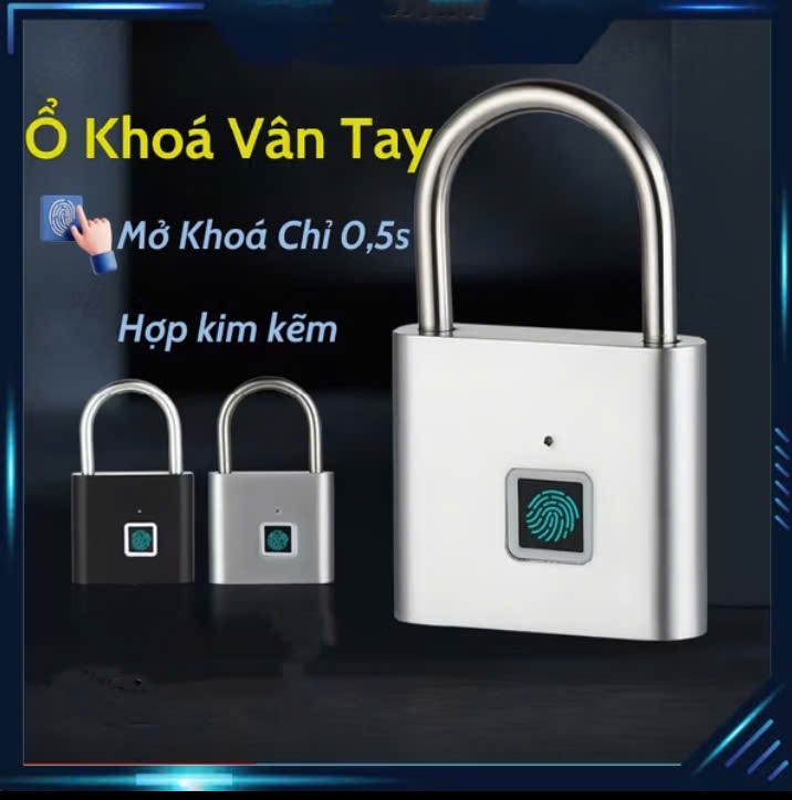 Ổ khóa cảm ứng vân tay mỗi khi ra ngoài không lo quên chìa khóa nữa