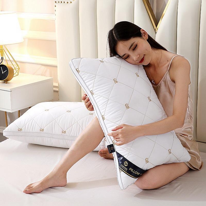 Bán 48*74Cm Dày Gối Lông Vũ Xuống Nhung Ruột Gối Bộ Chăn Ga Đồng Màu Gối Bên Trong Khách Sạn phòng Ngủ Trang Trí Nhà