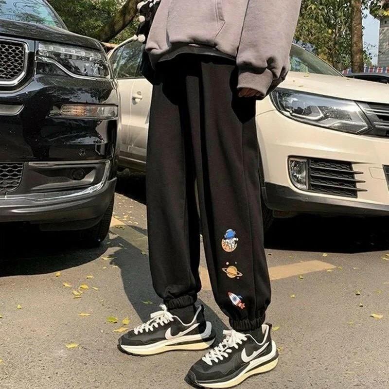 Quần Jogger\Quần Nỉ Ống Rộng Bo Chân Nam Nữ Unisex HIPHOP Ulzzang KUN