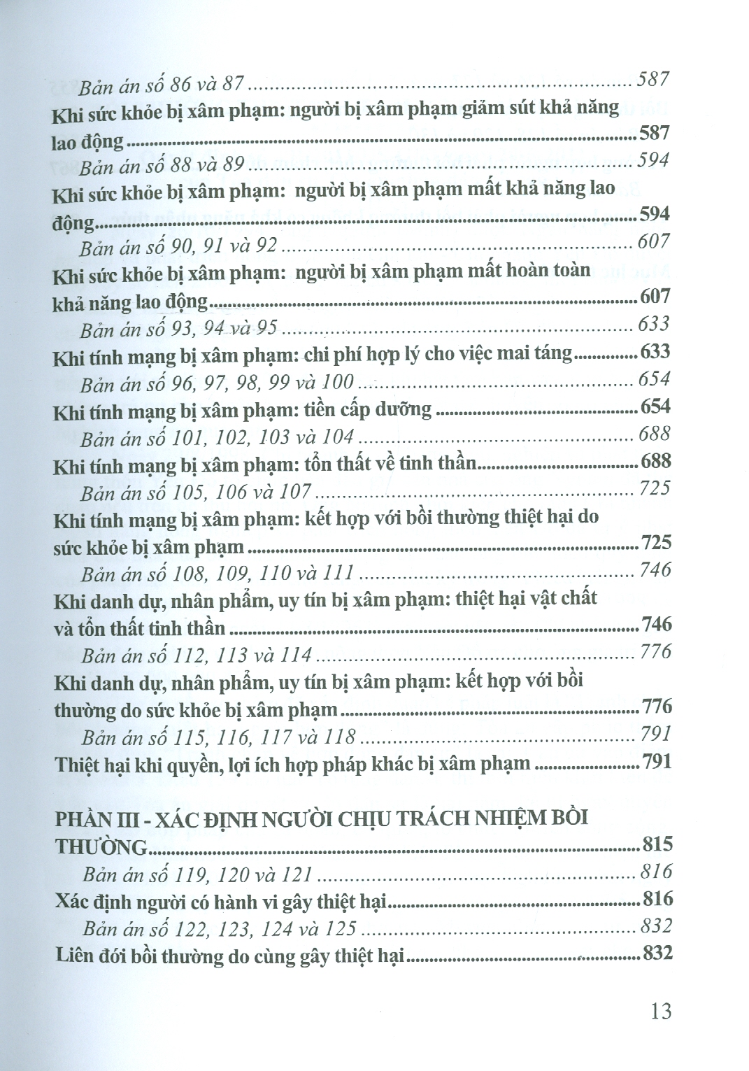 LUẬT BỒI THƯỜNG THIỆT HẠI NGOÀI HỢP ĐỒNG VIỆT NAM - BẢN ÁN VÀ BÌNH LUẬN ÁN - TẬP 1