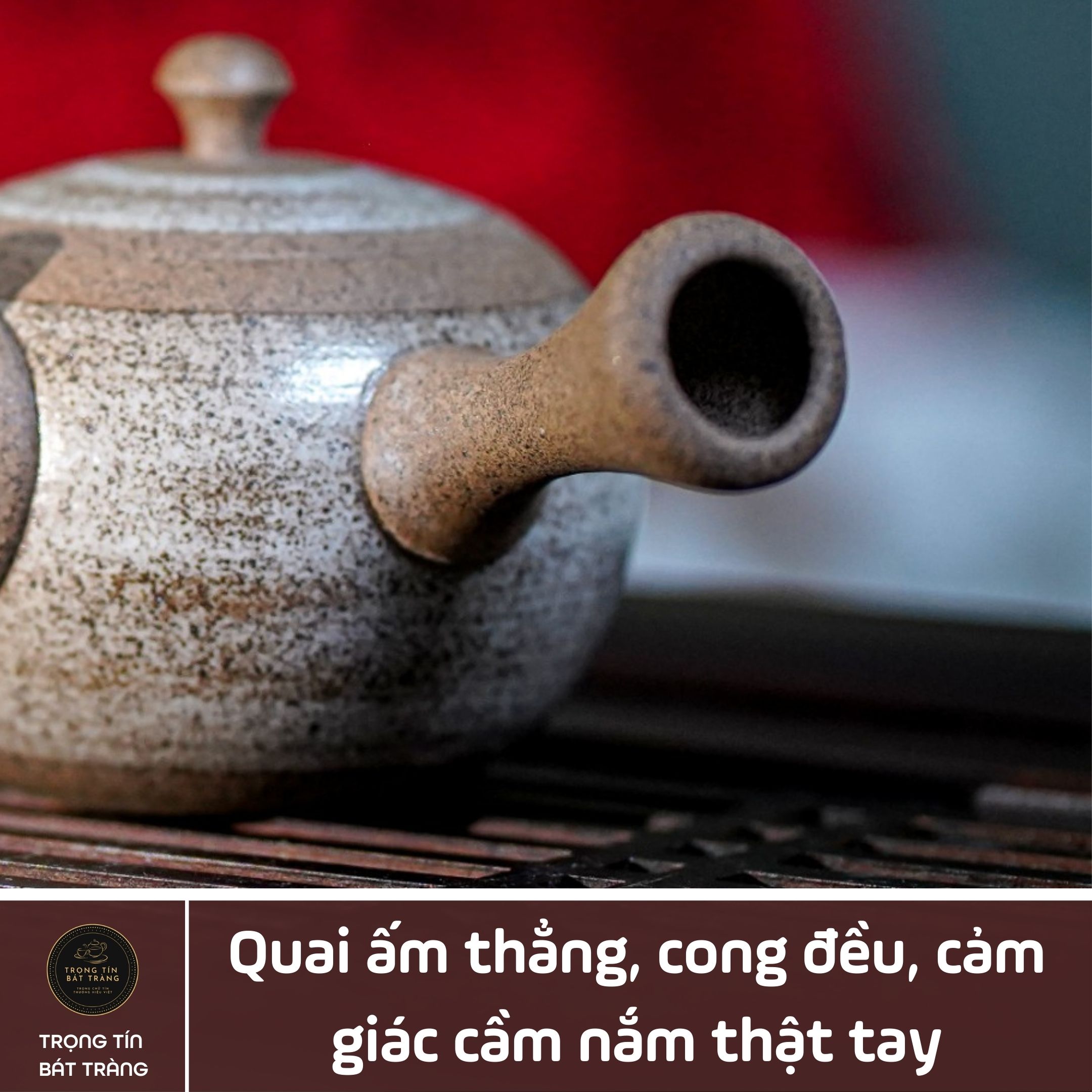 Ấm Trà Đạo, Ấm Uống Trà Độc Ẩm, Song Ẩm TÁNH KHÔNG Gốm Hồng Sa Bát Tràng Trà Gia Quán Họa Tiết Trơn Ánh Kim Sa