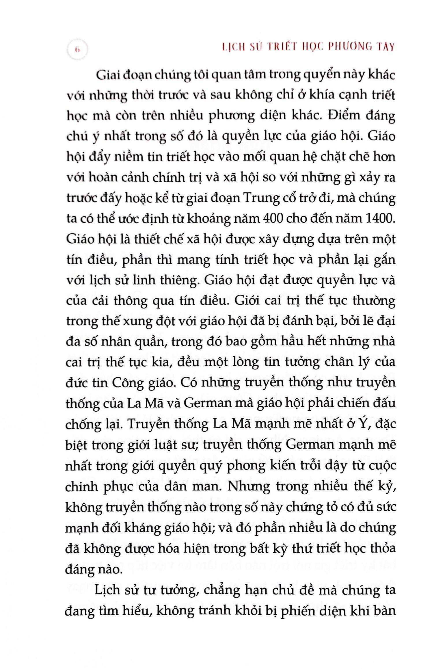 Lịch Sử Triết Học Phương Tây - Tập 2 - Triết Học Công Giáo - Bìa Cứng