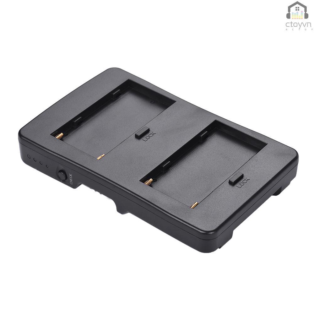 Đĩa chuyển đổi pin F2-BP NP-F sang V-Mount cho máy ảnh 5D2 5D3 DSLR F970 F750 F550