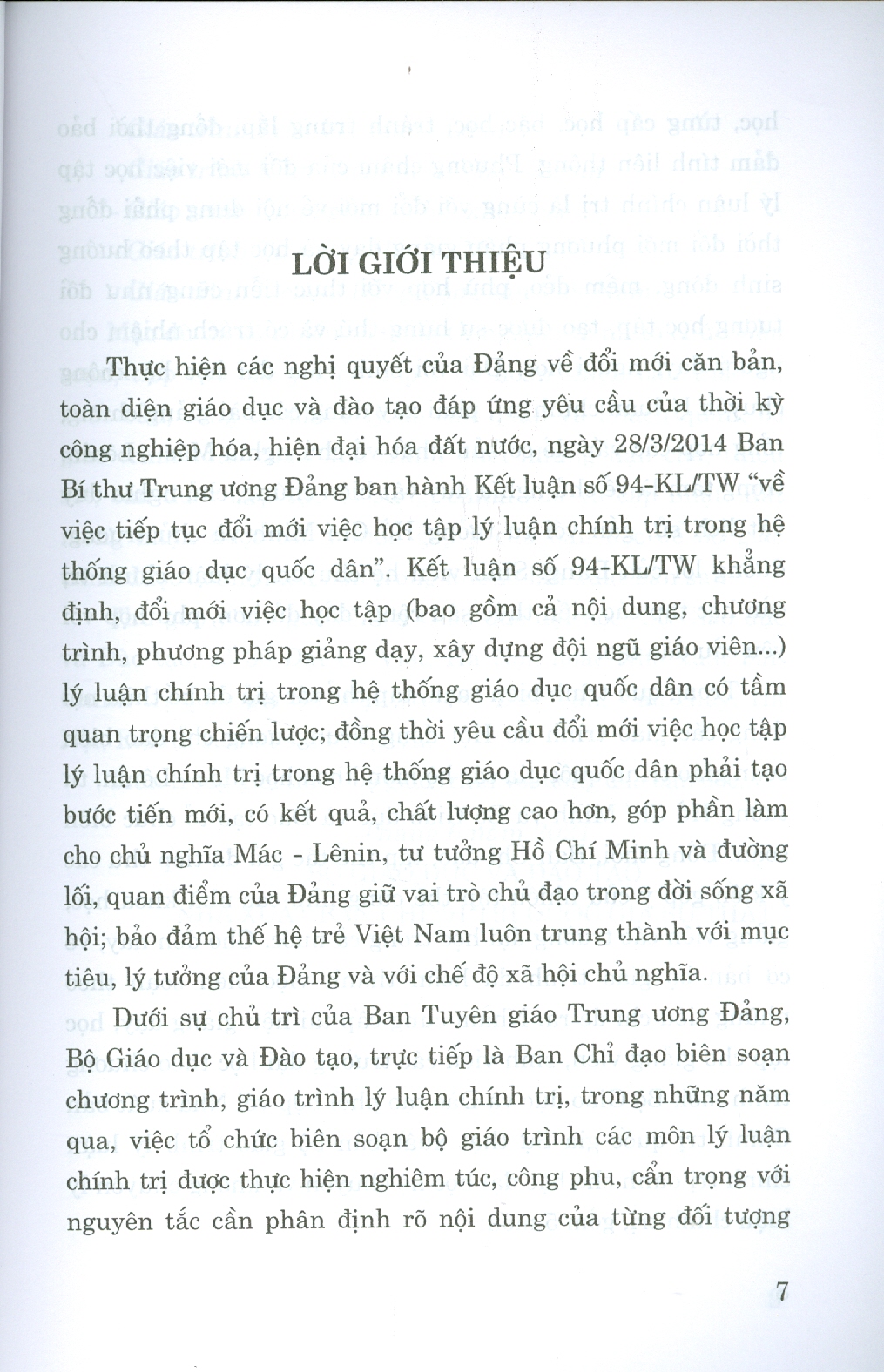 Giáo Trình Kinh Tế Chính Trị Mác – Lênin (Dành Cho Bậc Đại Học Hệ Chuyên Lý Luận Chính Trị) - Bộ mới năm 2021