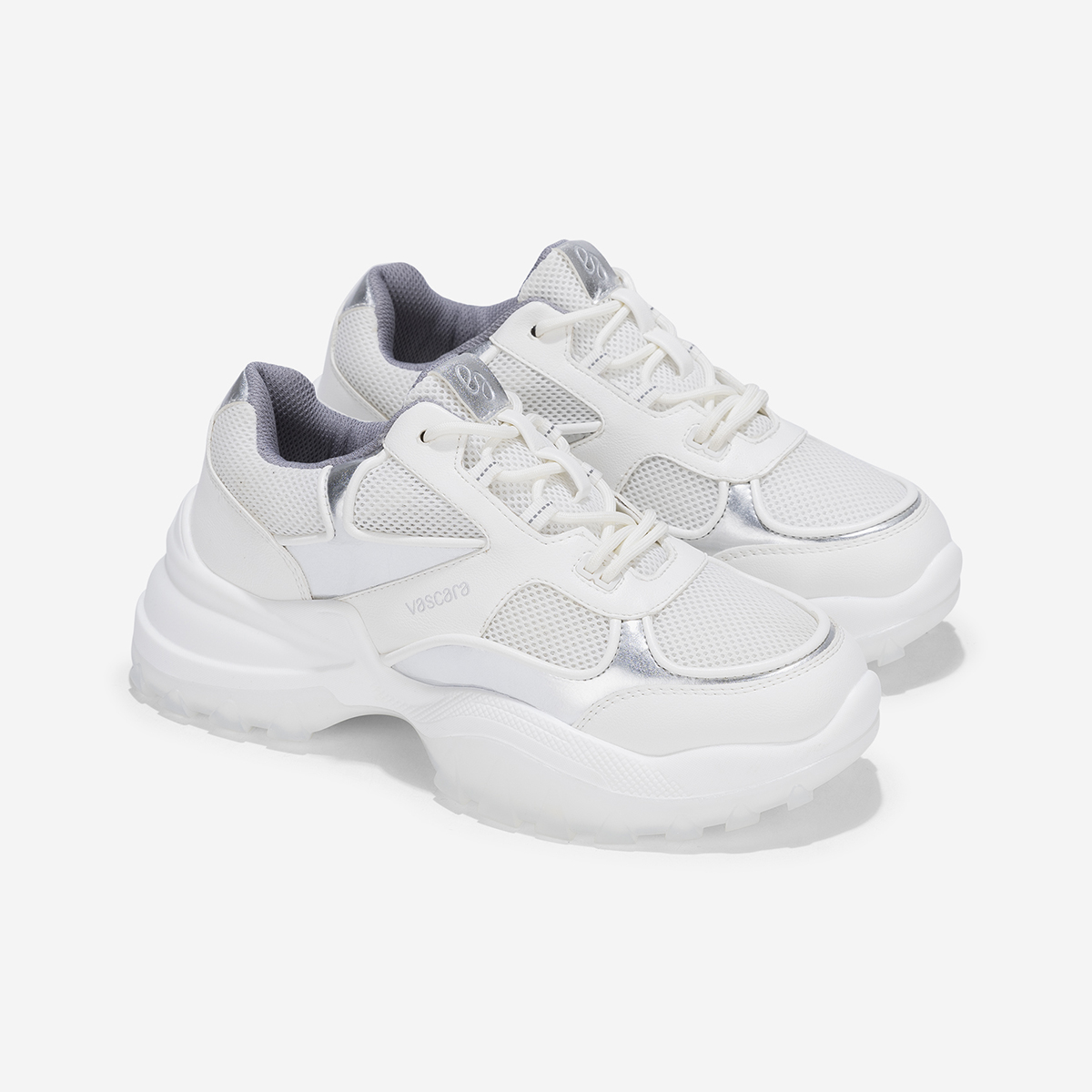 Vascara Giày Sneaker Vải Mesh Đế Chunky - SNK 0074