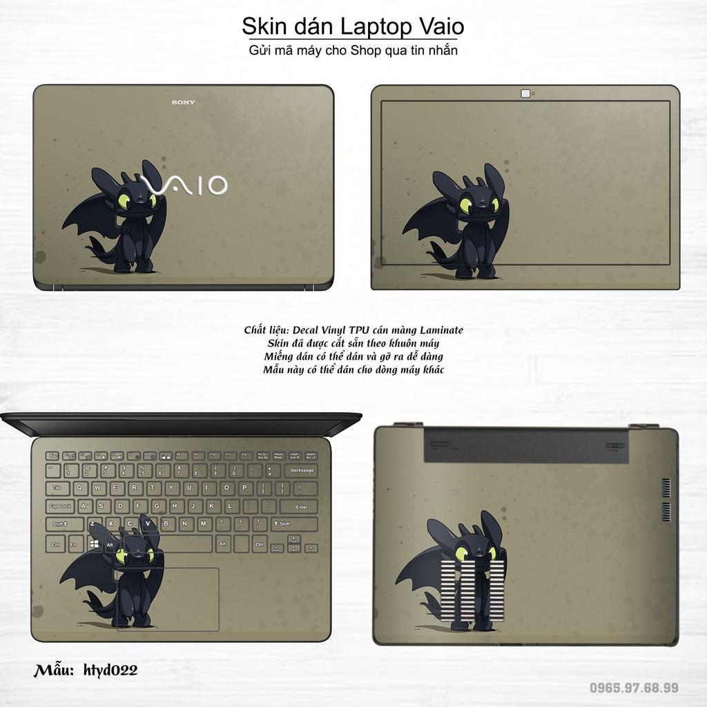 Skin dán Laptop Sony Vaio in hình bí kíp luyện rồng (inbox mã máy cho Shop)