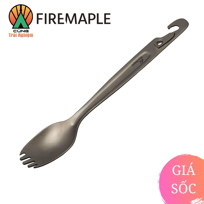 Thìa Đa Năng 3 Trong 1 Titan Woodpecker Fire Maple FMP-Spork01 Chuyên Dụng Cho Du Lịch, Dã Ngoại Cắm Trại