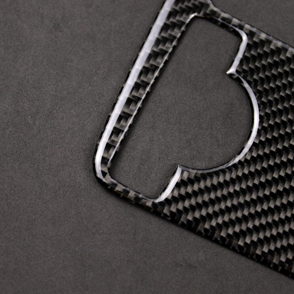 1Pc Gear Panel Protective Trim Carbon Fiber Sticker For W204