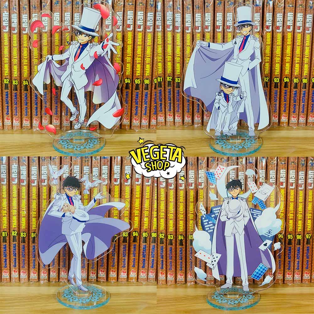 Mô Hình Tượng Standee Acrylic Mica 2 mặt - Conan Shinichi Kaito Kid Ran Akai Shuichi Amuro Toru Eri Kisaki Gin Hattori