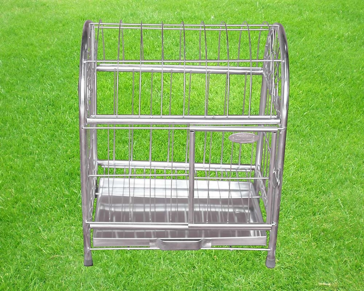 Chuồng chó mèo inox mái vòm và mái vuông