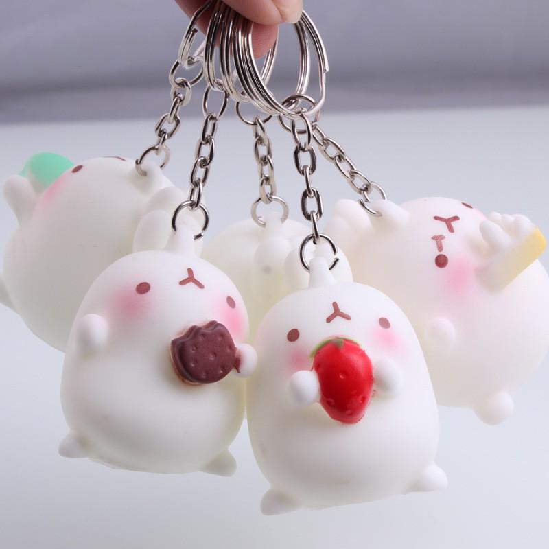 Balo Hồng Teenie tặng kèm móc khóa thỏ trắng
